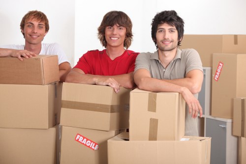 Professional packing services in Maidavale preparing household items