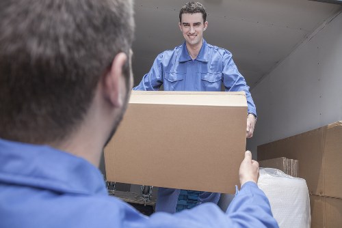 Local office removals team handling workplace relocation in Maidavale