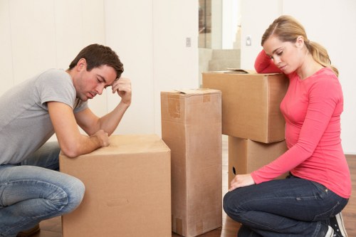 Home decluttering with self storage in Maidavale