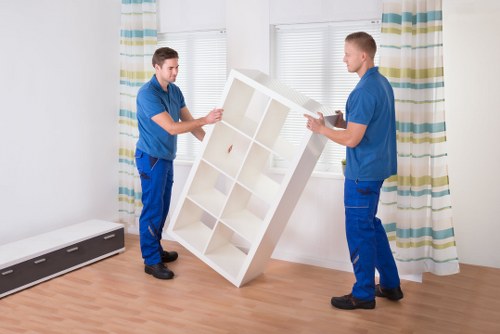Modern Maidavale storage space with monitored access